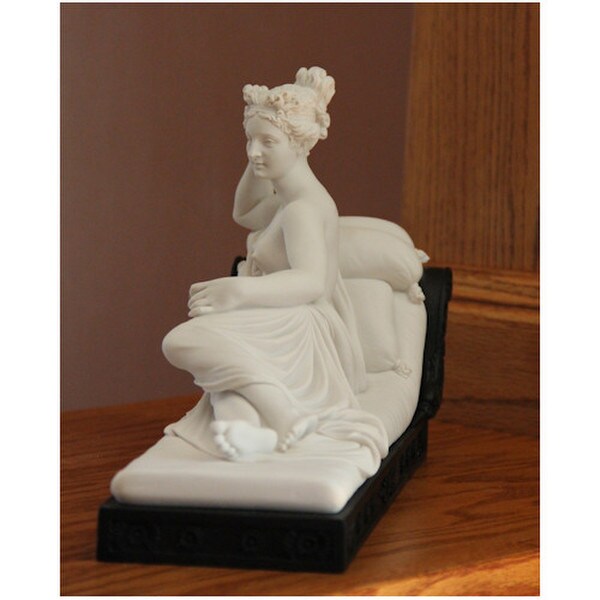 Paulina Borghese Sculpture By Antonio Canova Back View of Statue